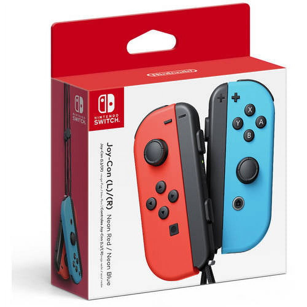 Nintendo Switch Joy-Con Pair in Neon Blue & Neon Yellow - Walmart.com