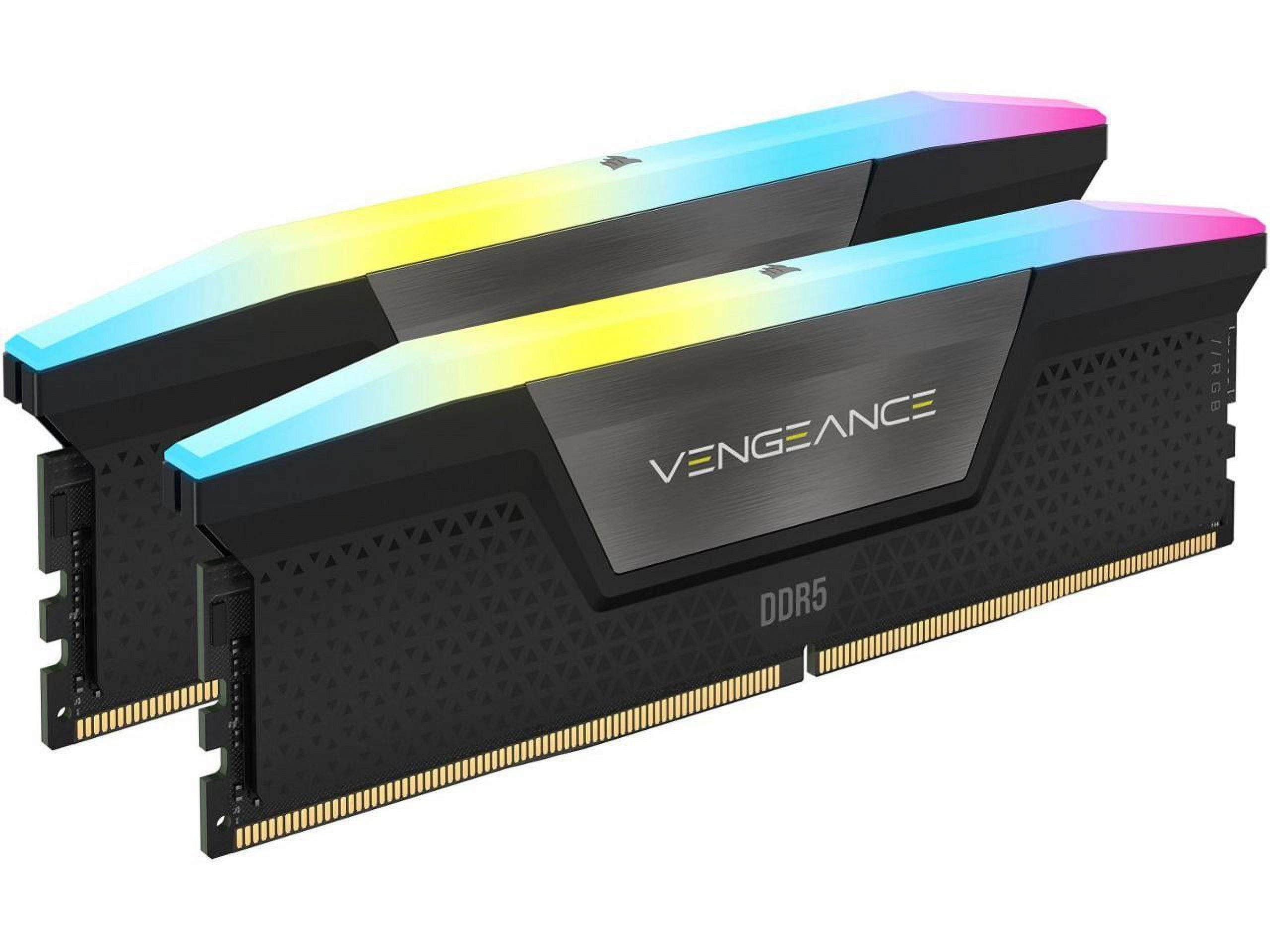 CORSAIR Vengeance RGB 32GB (2 x 16GB) 288-Pin PC RAM DDR5 5600