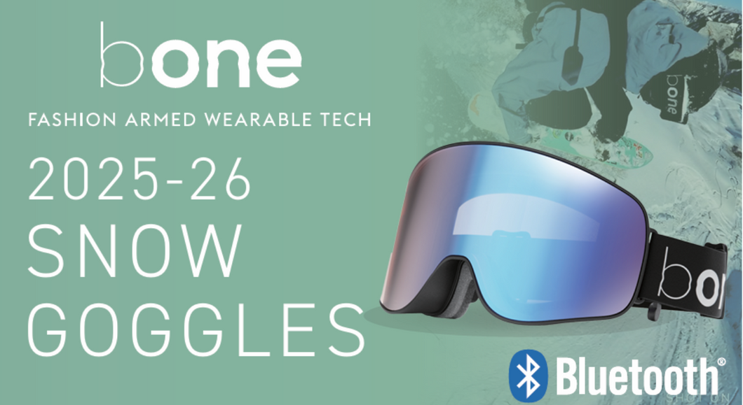 bone 25-26 NEWMODEL】 骨伝導＆Bluetoothインカム機能搭載ゴーグル[翌