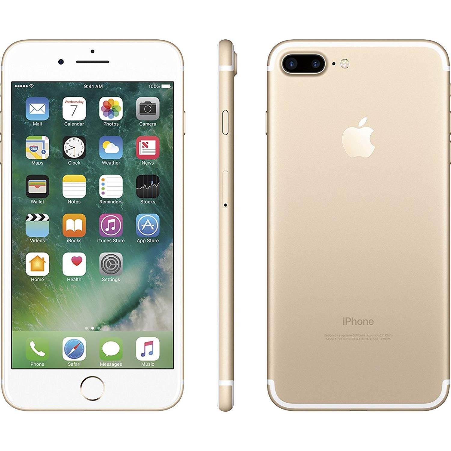 iPhone 7 Plus – 256GB Fully Unlocked – Gold (Renewed) – iCircle