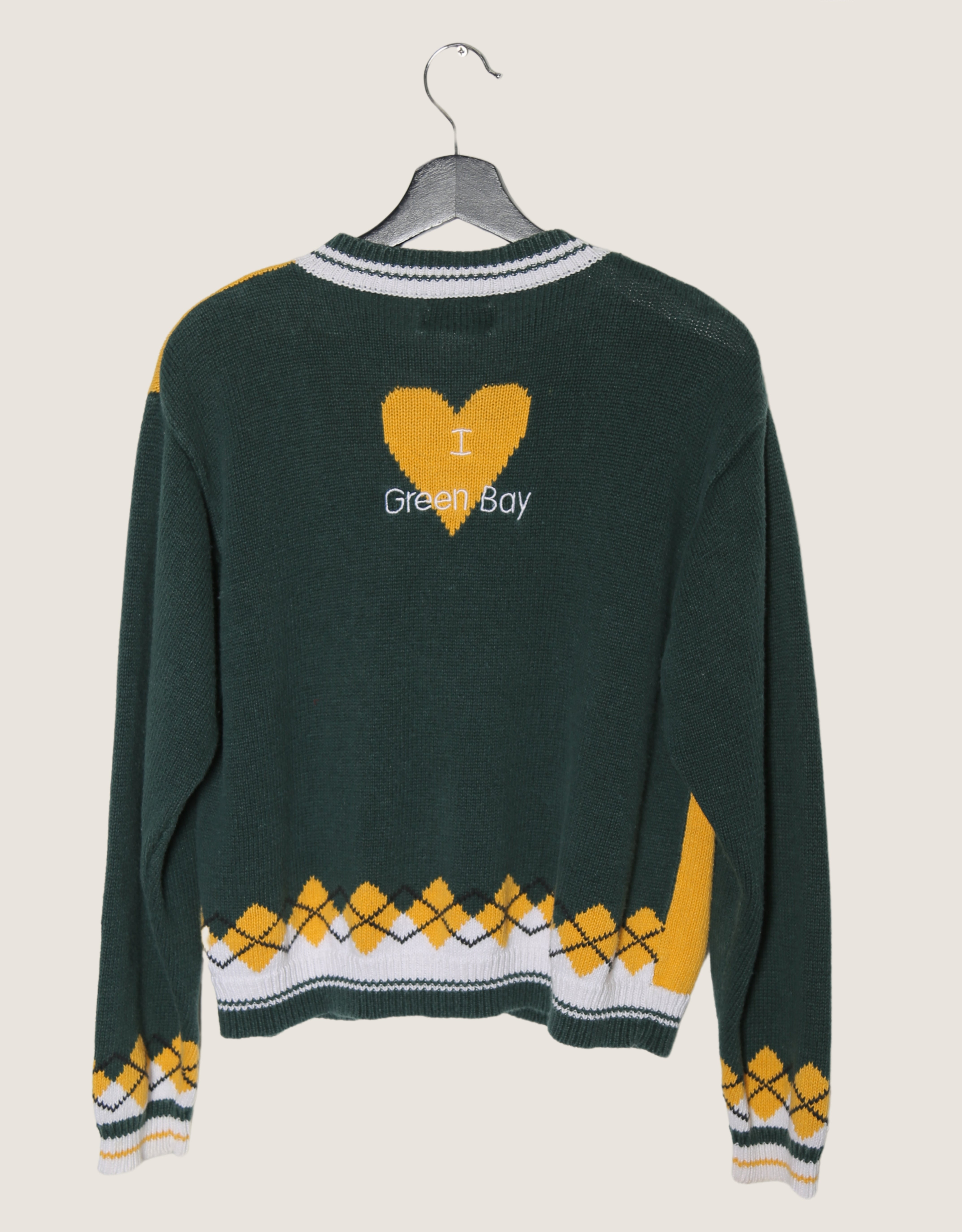 vintage Green Bay Packers knit cardigan | iamkoko.la