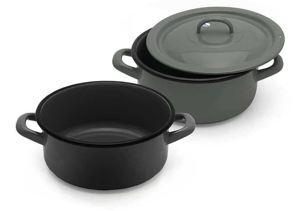 MUNDER (ミュンダー社) キャセロール 2.6リットル 鉄琺瑯 ポット