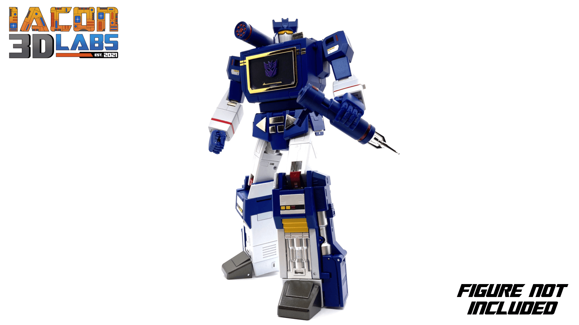 Acoustic Wave (RP-01) Chest Insert (Toy Version) - Iacon 3D Labs