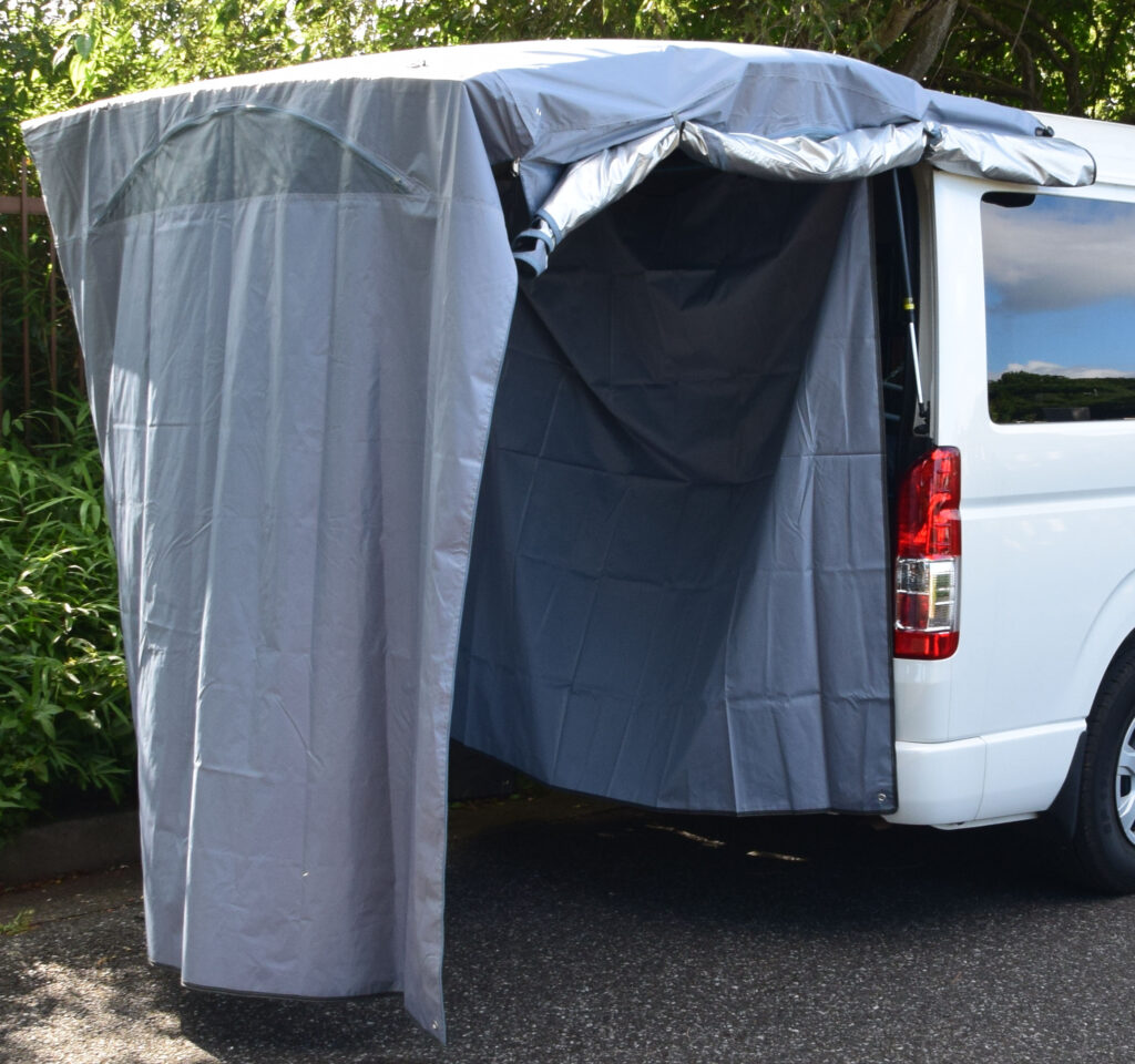 リアゲートタープ180窓付遮光タイプ | ibeamed