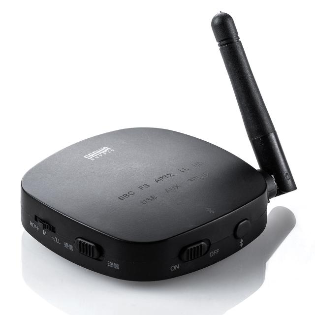 Bluetooth オーディオトランスミッター＆レシーバー 低遅延 ハイレゾ