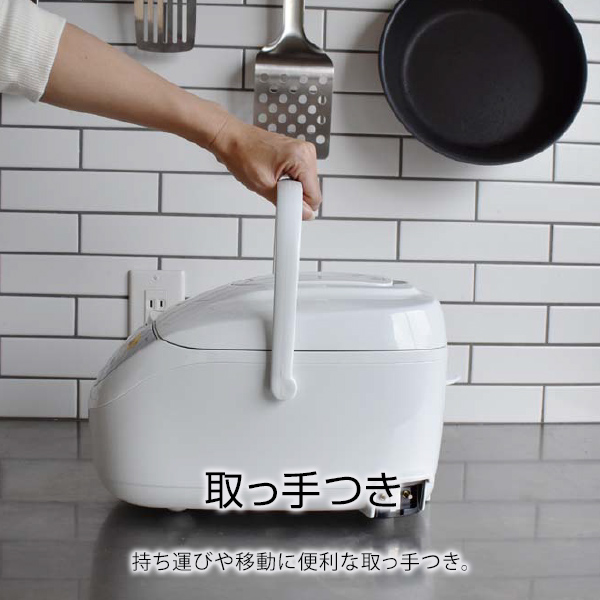 炊飯器 5合 タイガー ホワイト 炊飯ジャー 一人暮らし JBH-G101W 5.5合