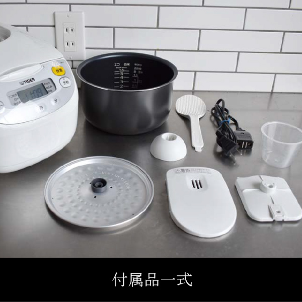炊飯器 1升タイガー ホワイト 炊飯ジャー JBH-G181W 1年保証 メーカー