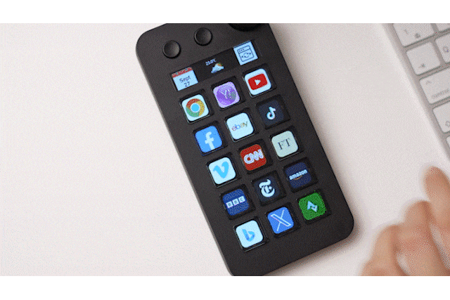 Stream Dock MBOX N1 左手デバイス テンキー型 PC作業効率化