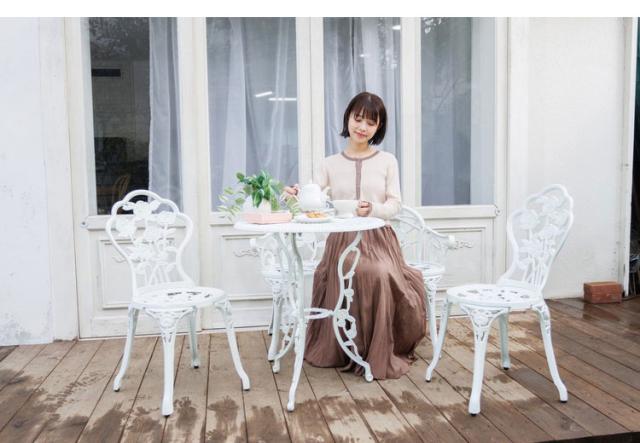 ローズアルミガーデンベンチ ガーデン ガーデンファニチャーセット