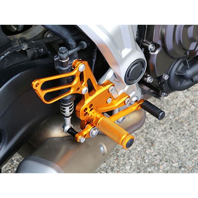 ベビーフェイス MT-07/FZ-07 バックステップキット カラー ゴールド