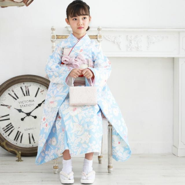 七五三 着物 7歳 レンタルフルセット 四つ身着物23点セットレンタル