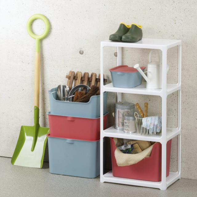 ラック 3段 収納棚 収納 カラーボックス 組立品 カタス 日本製