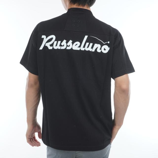 ラッセルノ Russeluno Golf STロゴ モックネック半袖シャツの通販はau