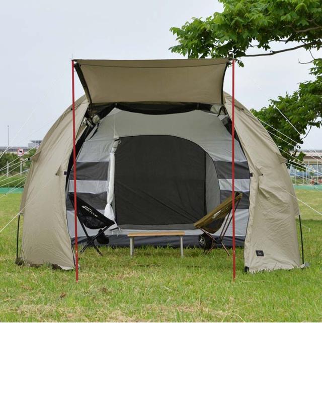 FIELDOOR テント 大型 ドームテント トンネルテント 620 260cm×620cm 2