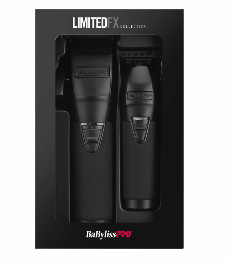 BabylissPro LimitedFX Collection Edition Mat Black Clipper and