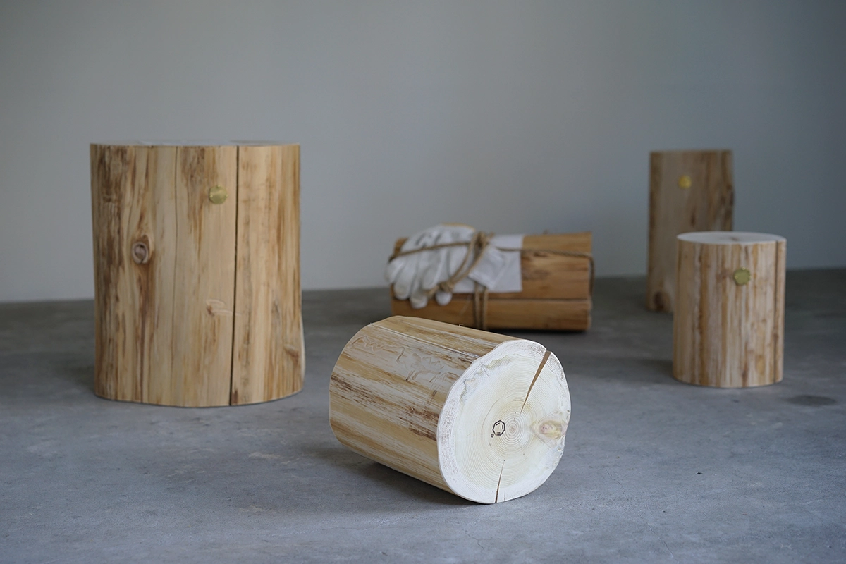 Cul de Sac – JAPON 青森ヒバ（カルデサック ） - 丸太スツール