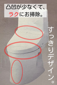 TOTOのZXとLIXIL(INAX)のベーシアハーモJタイプの特徴】