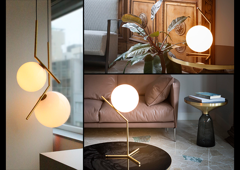 IC LIGHT F1 / GOLD | 照明,フロアライト | イズミファニチャー