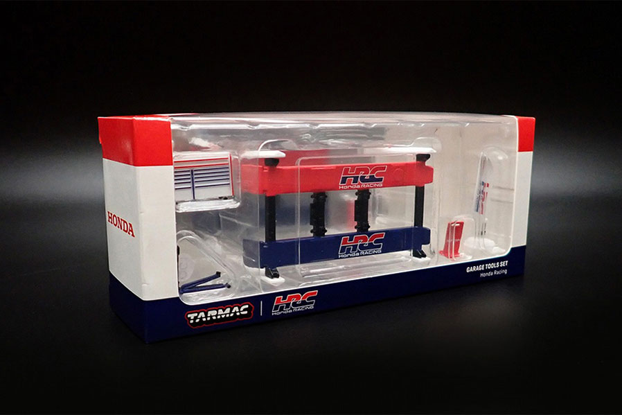 T64A-TL001-HRC 1/64 Garage tools set Honda Racing | LINE UP