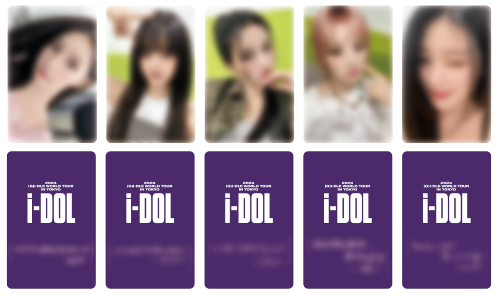 2024 (G)I-DLE WORLD TOUR [iDOL] IN TOKYO』オンライン事後グッズ販売