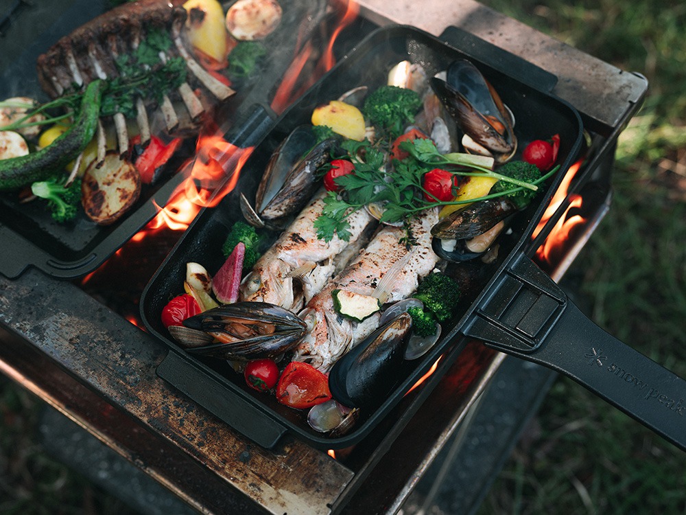 スノーピーク【TAKIBIサンド スキレット】の使い方とメンテナンス方法