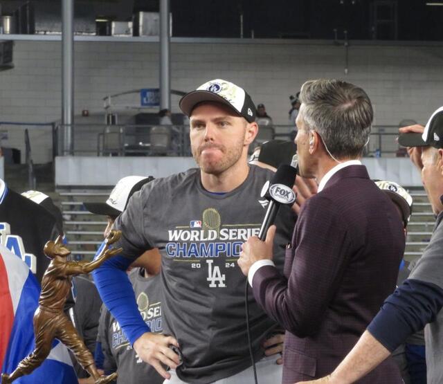 ドジャース・フリーマンがワールドシリーズMVP 「皆のサポートの