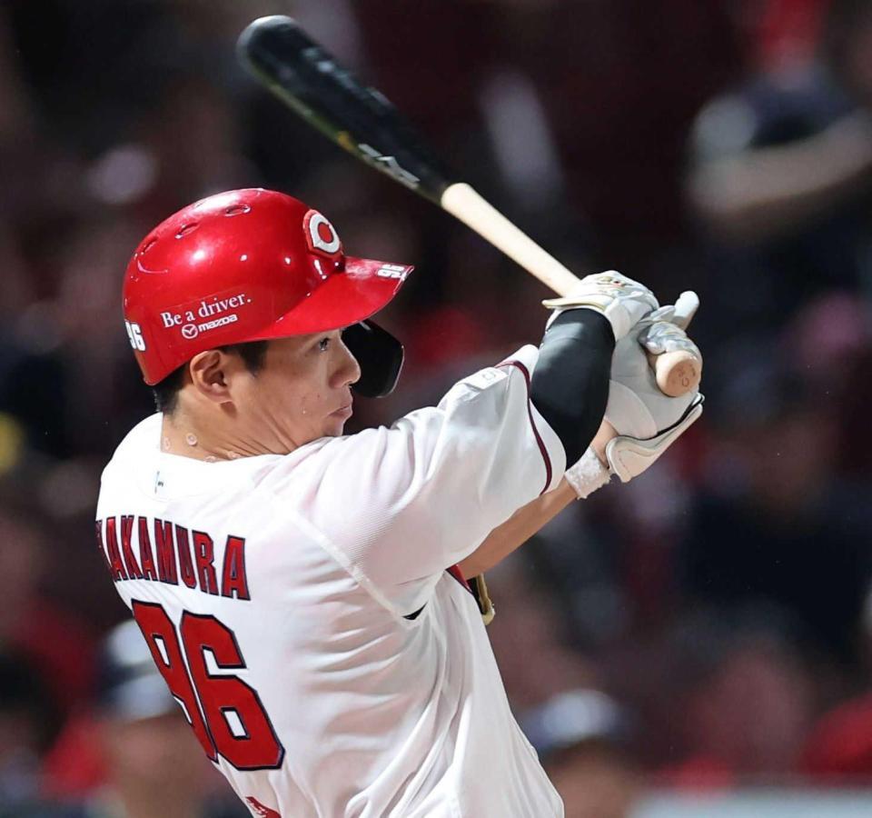 広島・中村奨成 5戦連続安打のマルチ＆3打点！「とにかく回ってきた