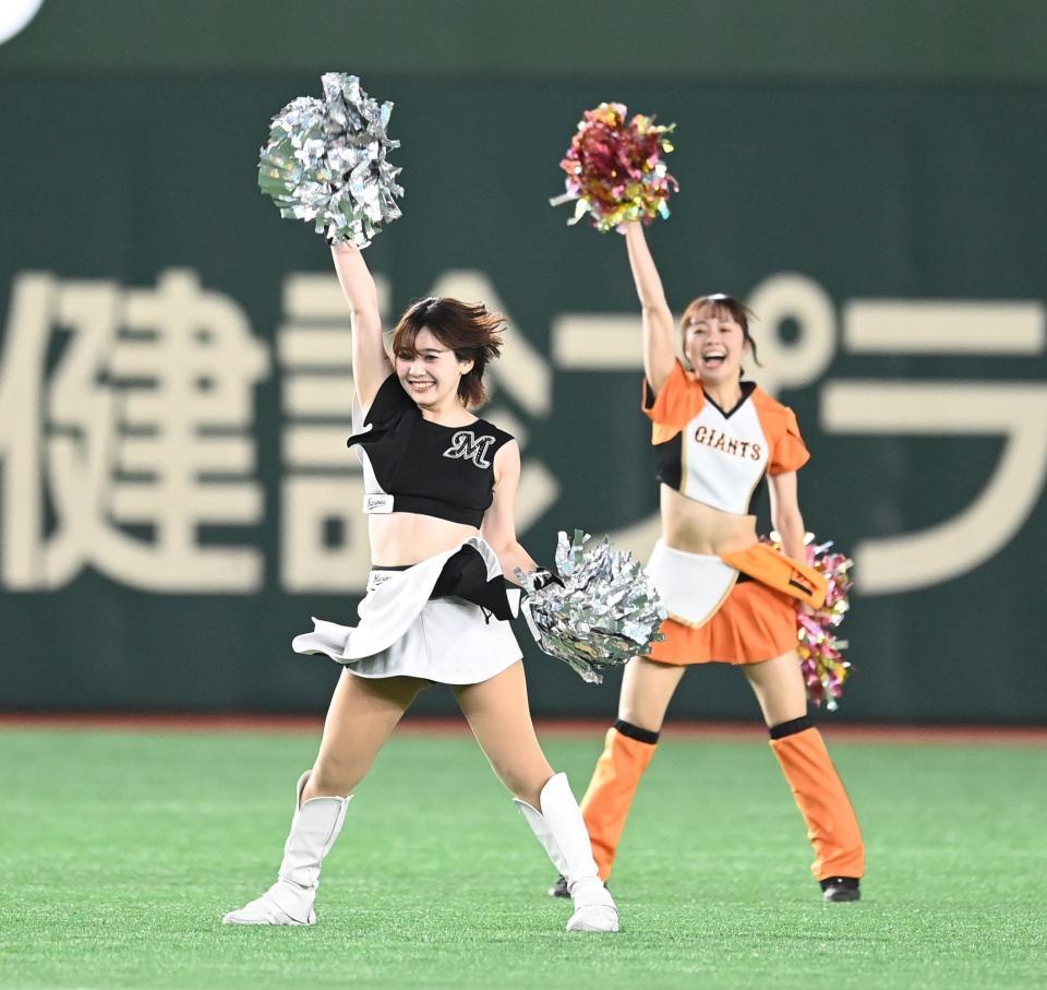 父親は球団OB ロッテ公式チア・MEIが東京ドームでパフォーマンス