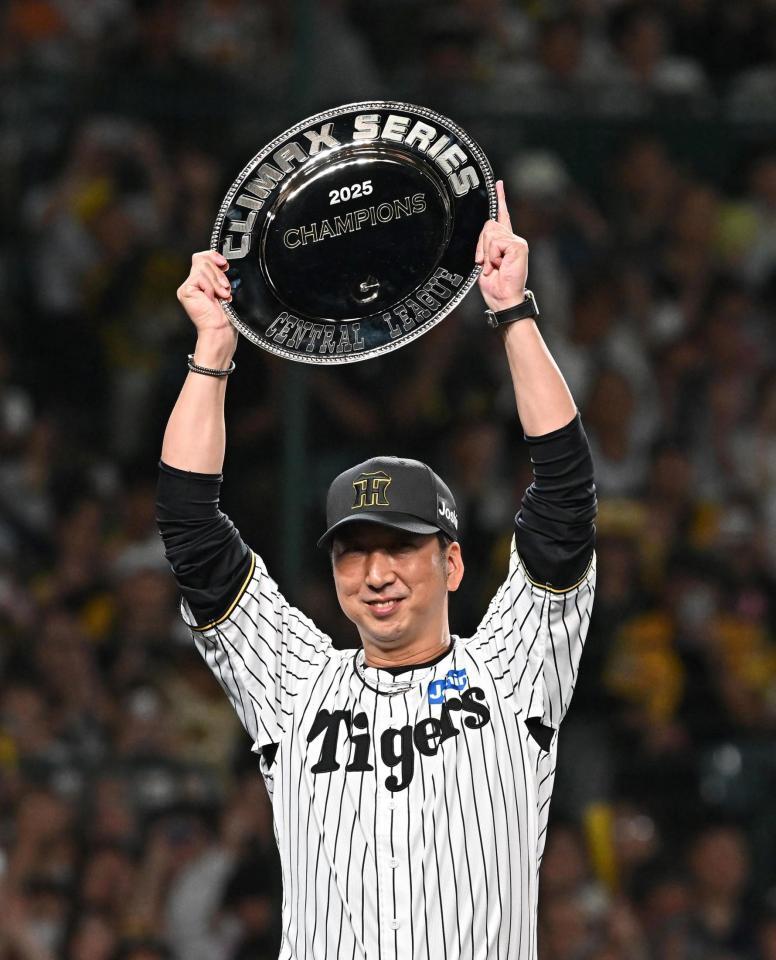 阪神・藤川監督が場内インタビューで慌てて訂正「3つ取れると思ってい