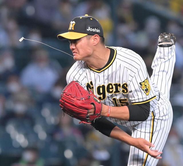 阪神・西純 今季初の被弾0、六回途中3失点で3勝目の権利を持って