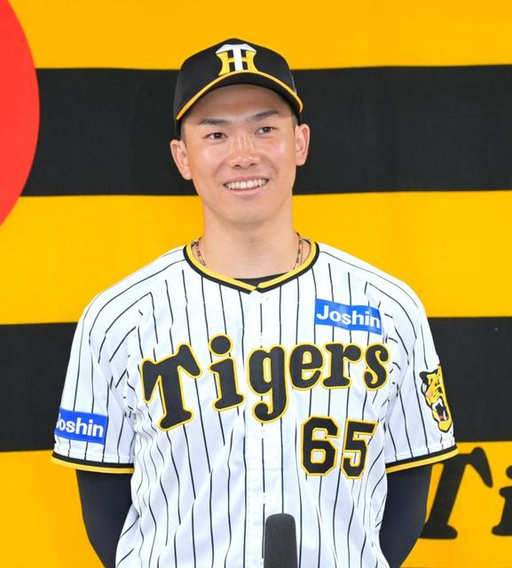 WBC選出の阪神・湯浅京己 球児の背番号22は「覚悟の意味を含めて