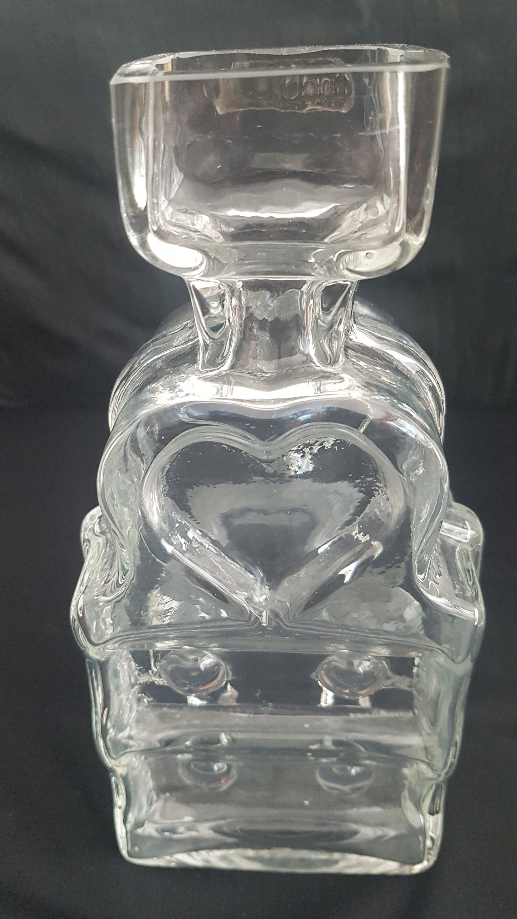 HELENA TYNELL 1306 Piironki Bureau Clear Vase Bottle - Finnish