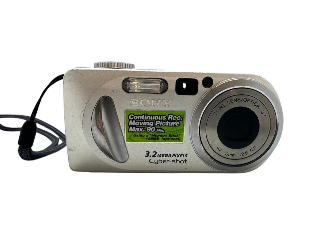 Sony Cybershot DSC-P8 Digital Camera 3x Optical Zoom 3.2 MP