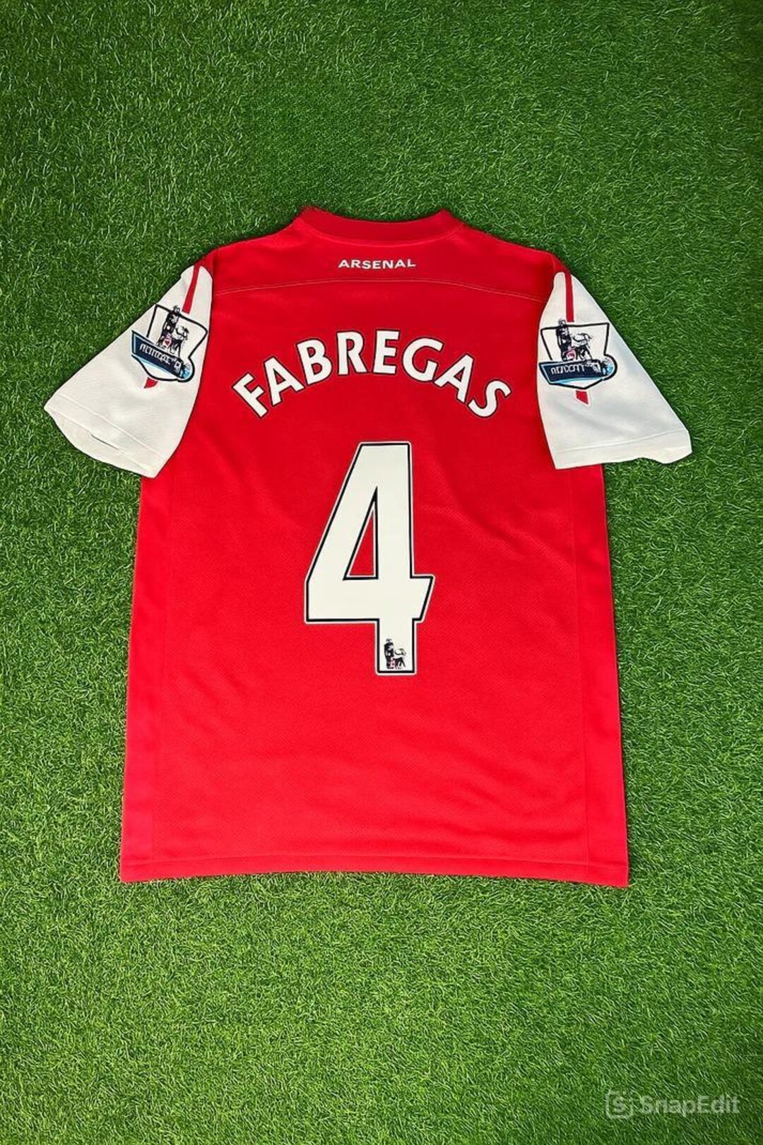 Cesc Fabregas #4 Arsenal 2010-2011 Retro Kit Jersey Trikot Maglia
