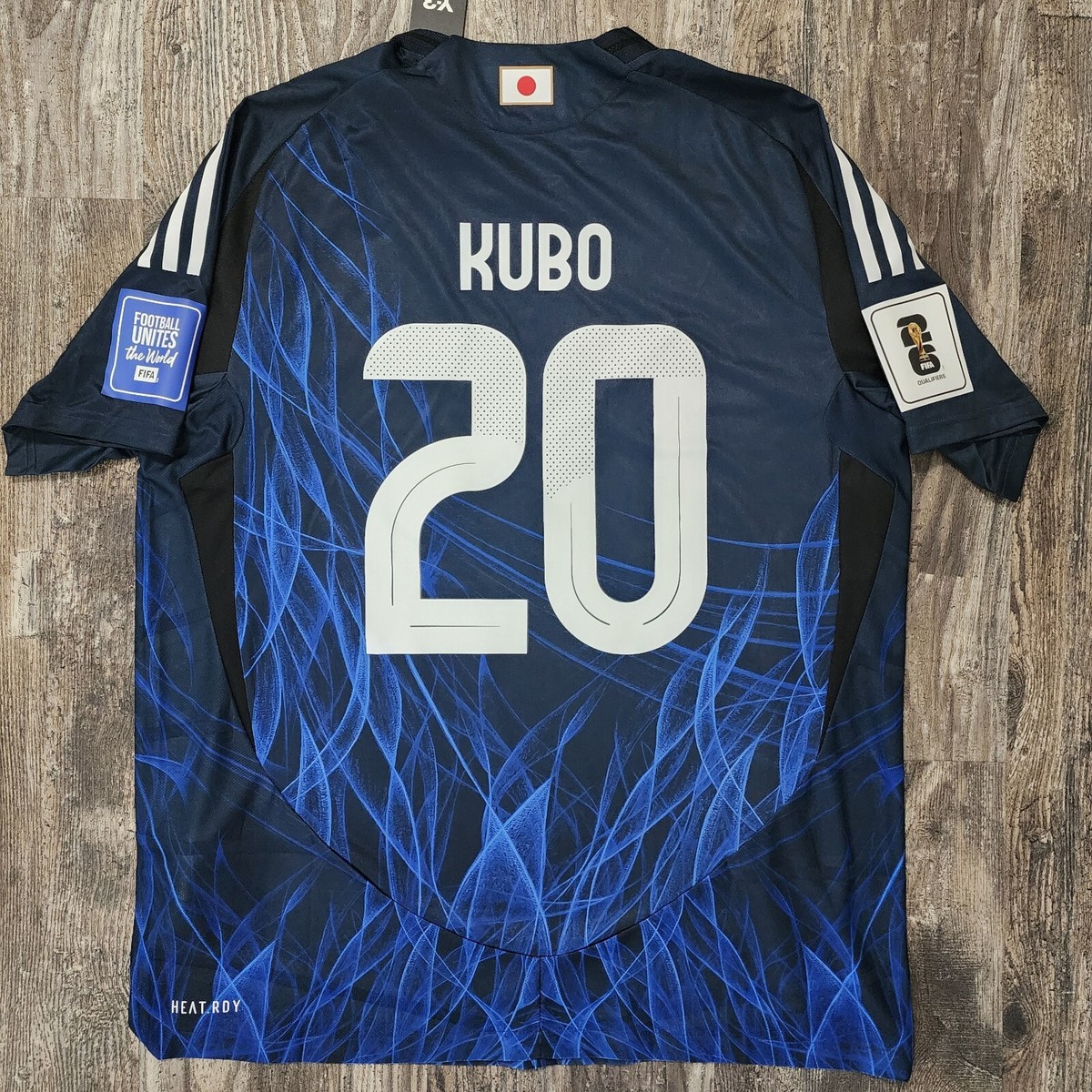 2024 Y-3 Adidas Japan Home Soccer Jersey Takefusa Kubo Men XL