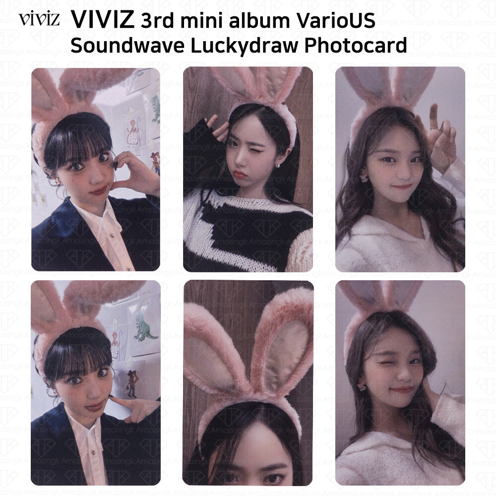 VIVIZ 3rd Mini Album varioUS Soundwave Lucky Draw Photocard Eunha