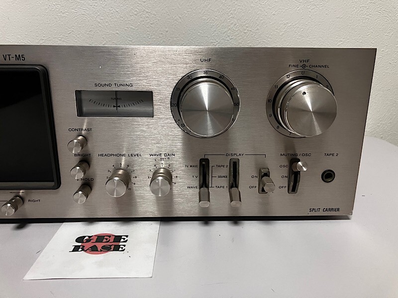 Sony Audioscope TV Tuner VT-M5 High End Vintage ((NOT TESTED