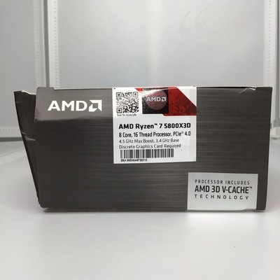 AMD Ryzen 7 5800X3D Processor (3.4GHz, 8 Cores, AM4) - 100