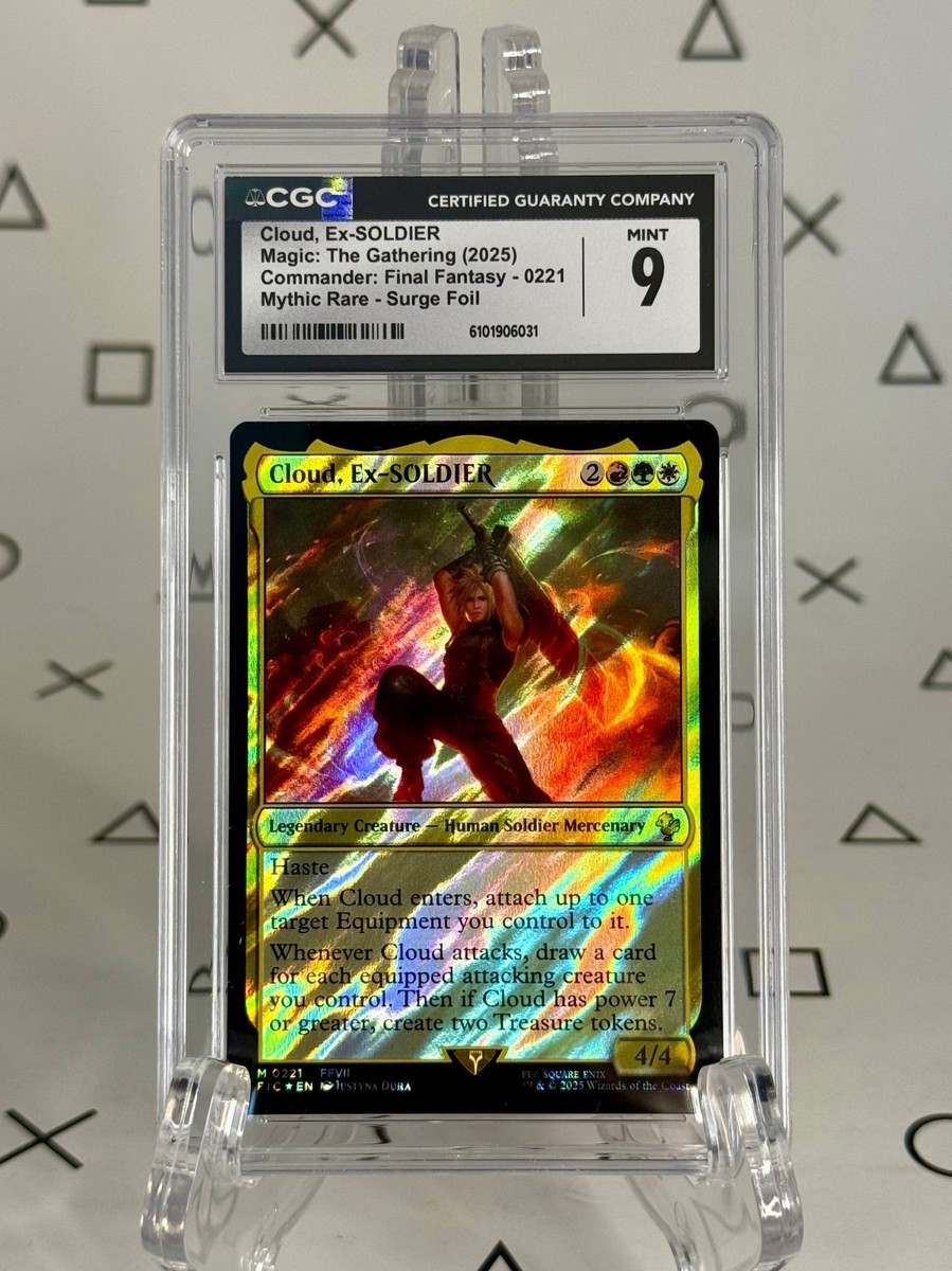 Cloud, Ex-SOLDIER (Surge Foil) Commander: Final Fantasy Foil for