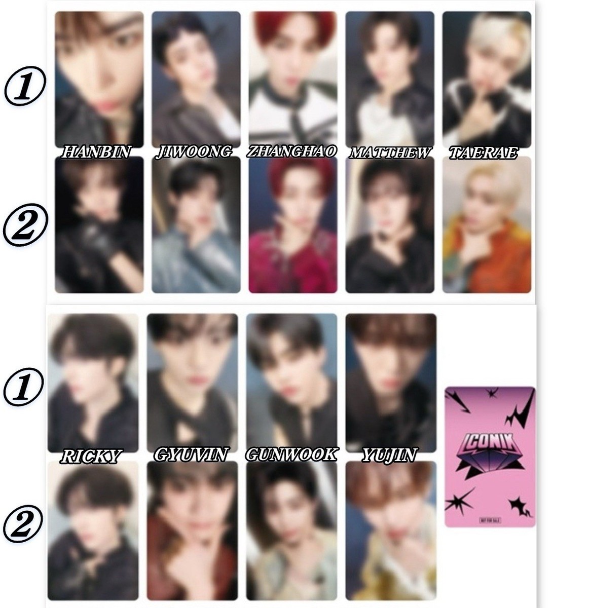 PSL ZB1 ZEROBASEONE ICONIK Japan Special EP Store Luckydraw