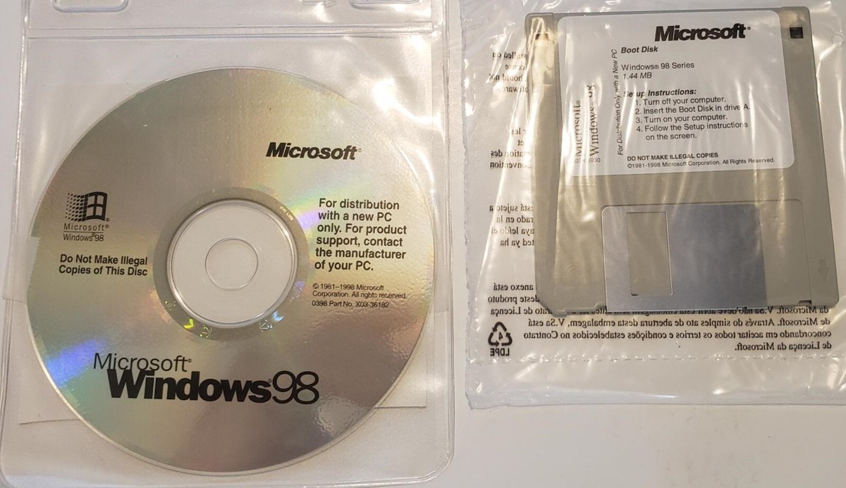 Microsoft/Windows 98/Operating System/Full First Edition w/CD