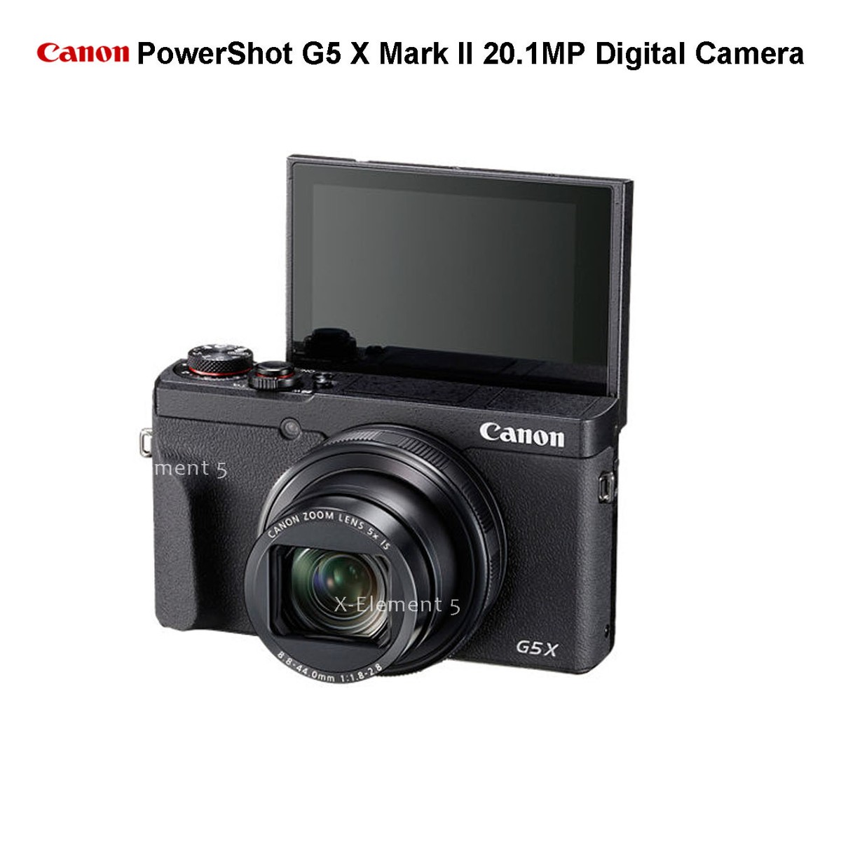 Canon PowerShot G5 X Mark II 20.1MP w/1