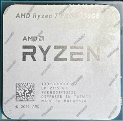 AMD Ryzen 7 PRO 4750GE AM4 CPU processor 8 core R7 PRO 4750GE 3.1