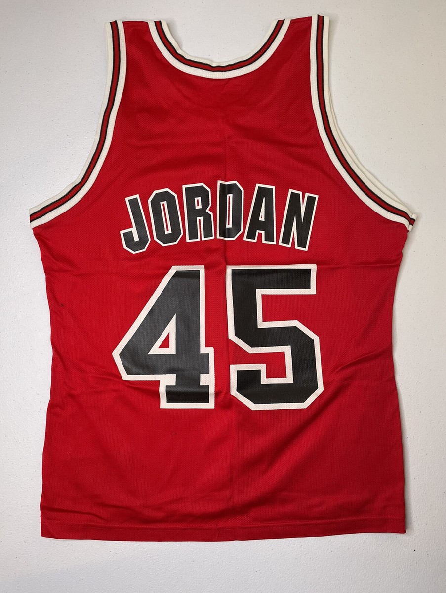 Vintage Michael Jordan #45 Chicago Bulls Champion Jersey Sz. 40 | eBay