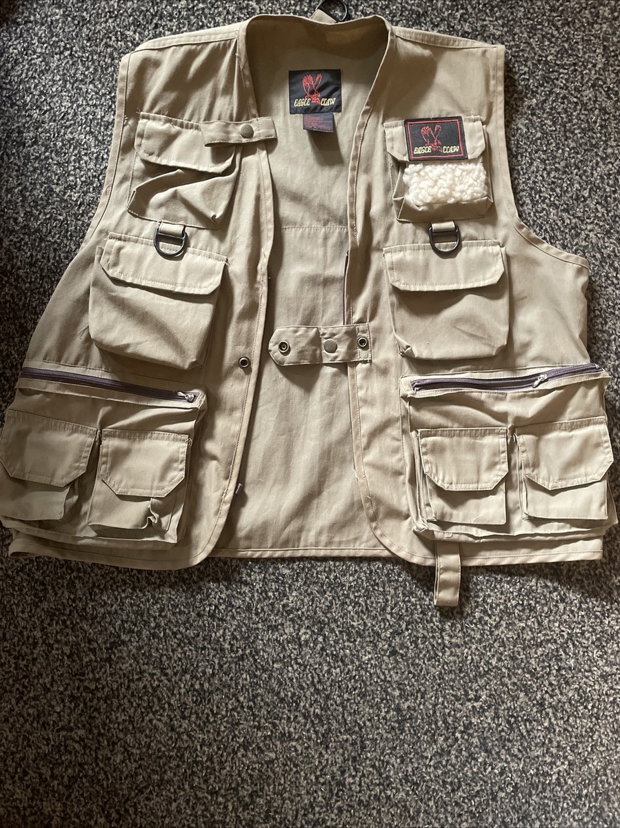 Eagle Claw Fishing Vest Men Small/Medium | eBay