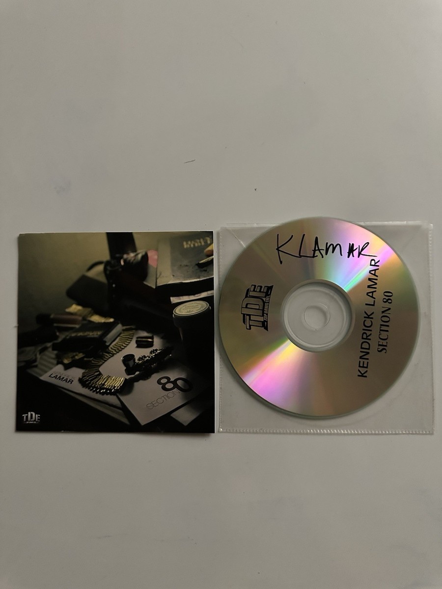 Kendrick Lamar Autographed Signed Section 80 CD | eBay