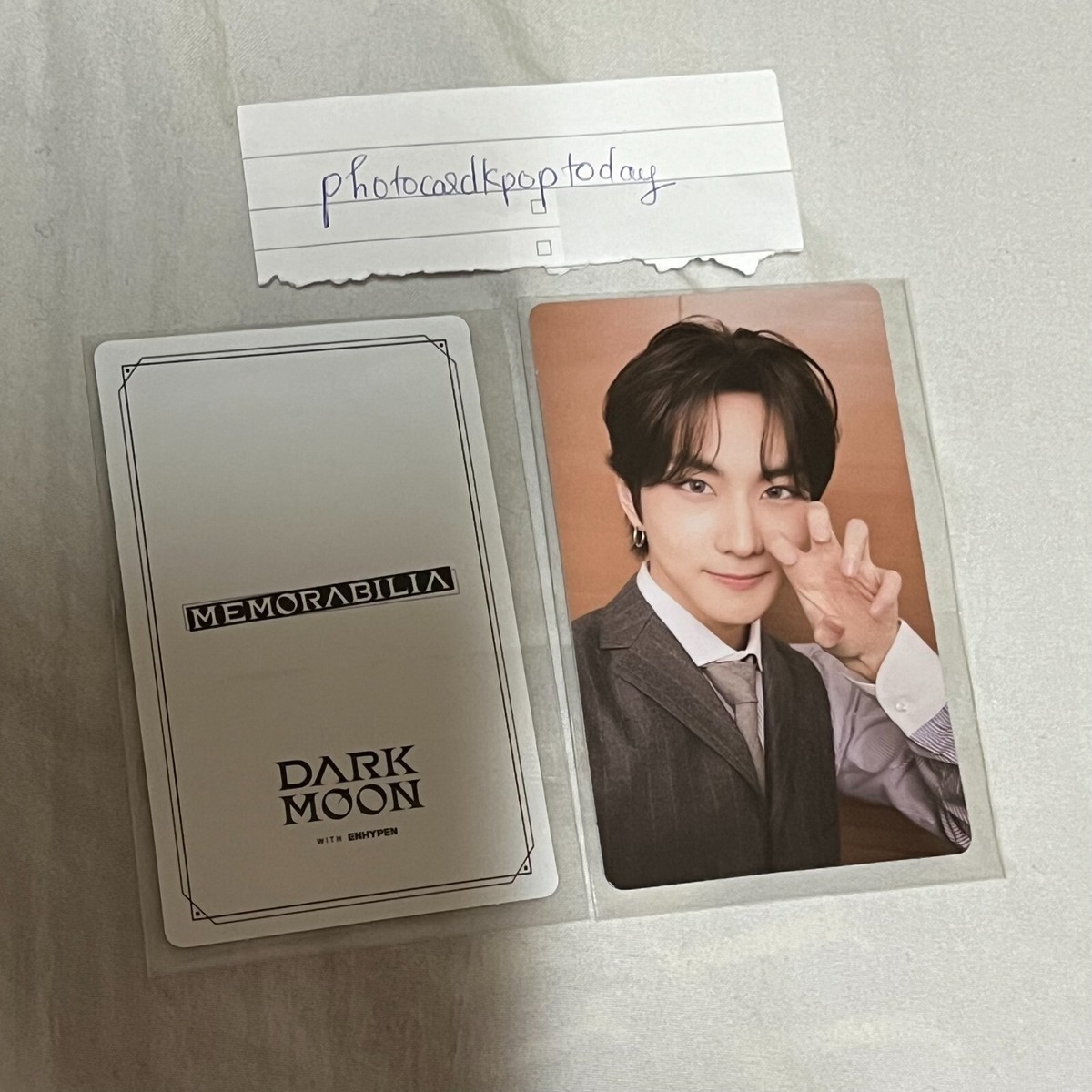 ENHYPEN DARK MOON MEMORABILIA LINE FRIEND POP-UP LUCKY DRAW