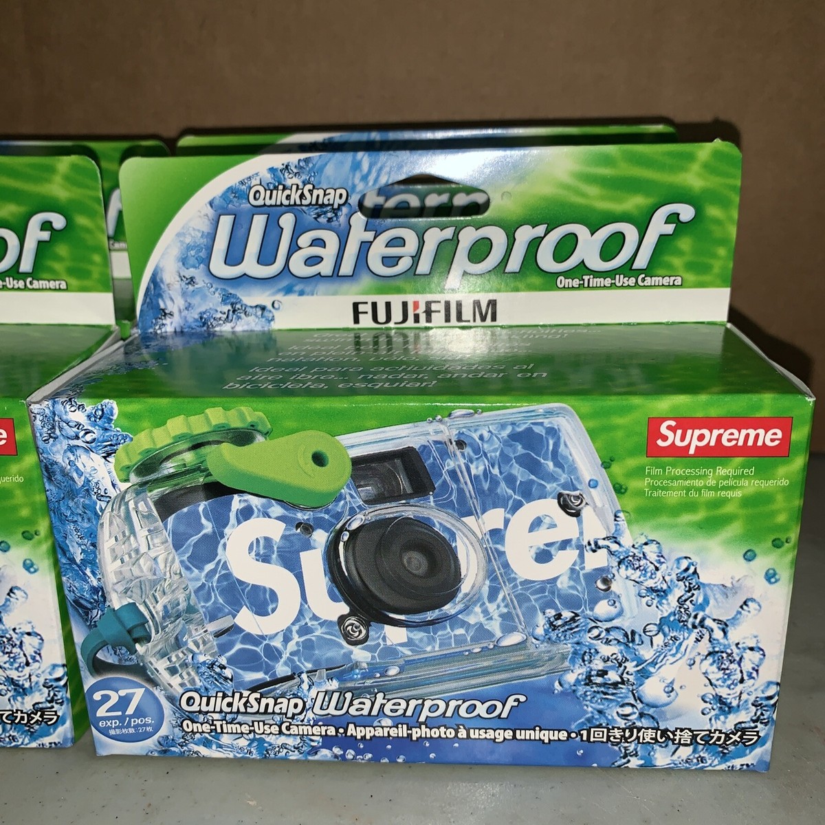 Supreme FujiFilm Waterproof Camera Blue New RARE | eBay