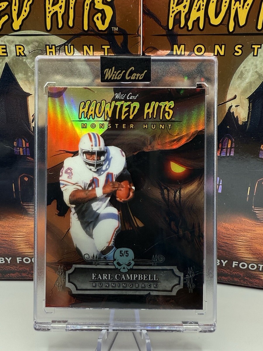 Wild Card Haunted Hits Earl Campbell 5/5 | eBay