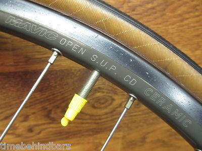 MAVIC OPEN PRO SUP CERAMIC SHIMANO DURA ACE HUBS CLINCHER WHEEL